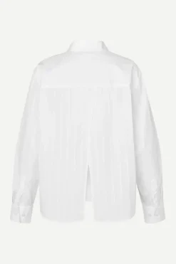 Dames blouse lange mouw wit