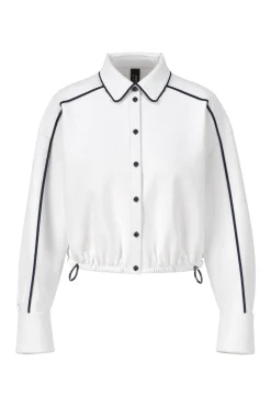 Dames blouse lange mouw wit