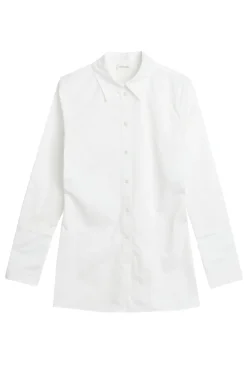 Dames blouse lange mouw wit