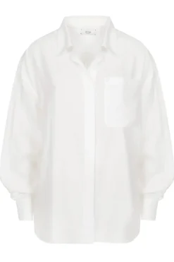 Dames blouse lange mouw wit