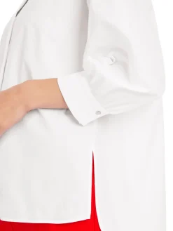 Dames blouse lange mouw wit