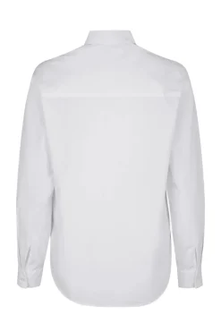 Dames blouse lange mouw wit