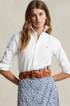 Dames blouse lange mouw wit