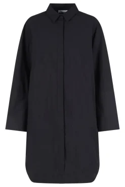 Dames blouse lange mouw zwart