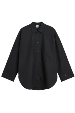 Dames blouse lange mouw zwart