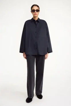 Dames blouse lange mouw zwart