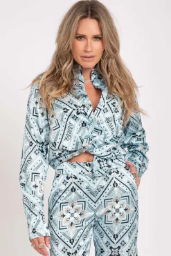 Dames blouse lange mouw zwart