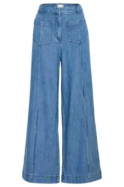 Dames broek blauw