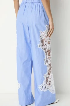 Dames broek blauw