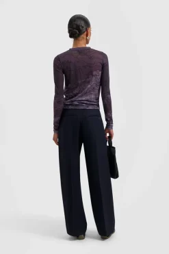 Dames broek blauw
