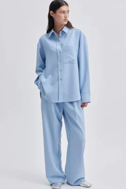 Dames broek blauw
