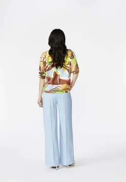 Dames broek blauw
