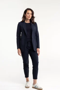 Dames broek blauw