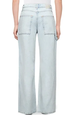 Dames broek blauw