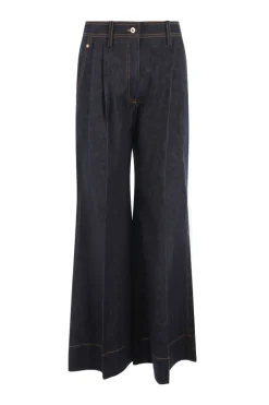 Dames broek blauw