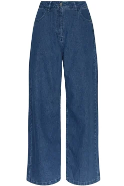 Dames broek blauw