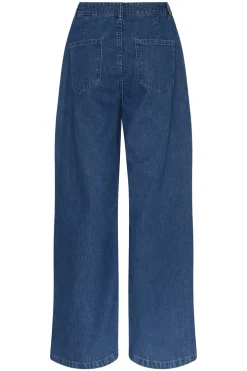 Dames broek blauw