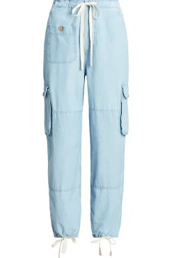 Dames broek blauw