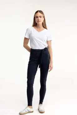 Dames broek blauw