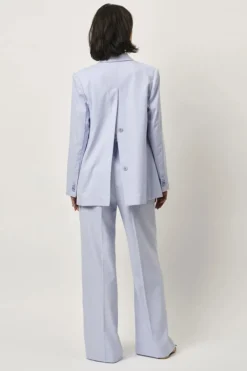 Dames broek blauw