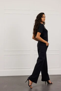 Dames broek blauw