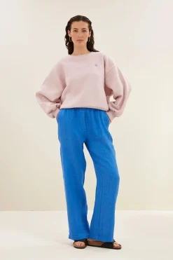 Dames broek blauw