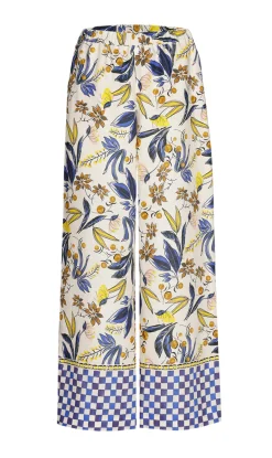 Dames broek blauw