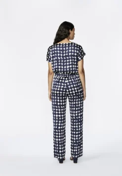 Dames broek blauw