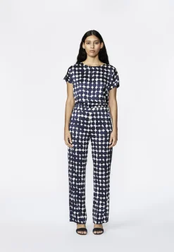 Dames broek blauw