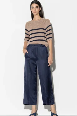 Dames broek blauw