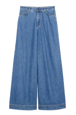 Dames broek blauw
