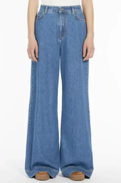 Dames broek blauw