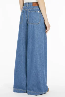 Dames broek blauw