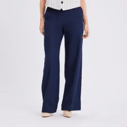 Dames broek blauw