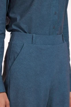 Dames broek blauw