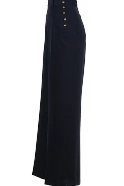 Dames broek blauw