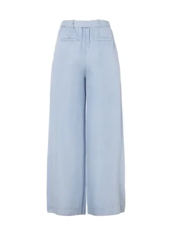 Dames broek blauw