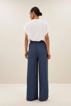 Dames broek blauw