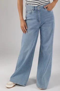 Dames broek blauw