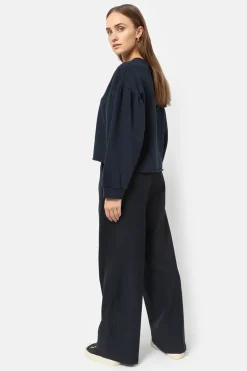Dames broek blauw