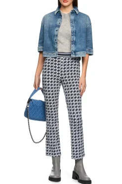 Dames broek blauw