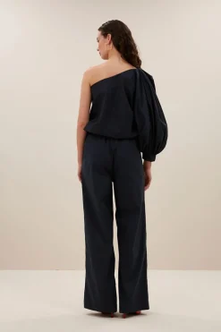Dames broek blauw