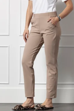 Dames broek bruin