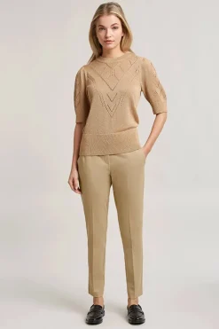 Dames broek bruin