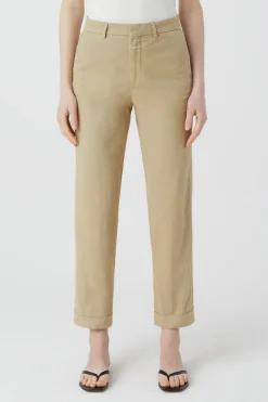 Dames broek bruin