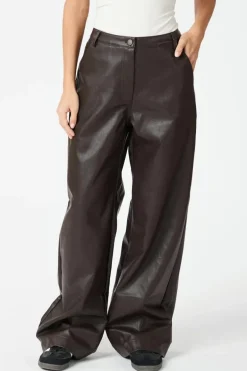 Dames broek bruin