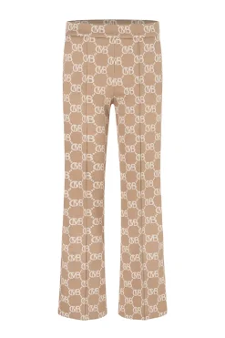 Dames broek bruin