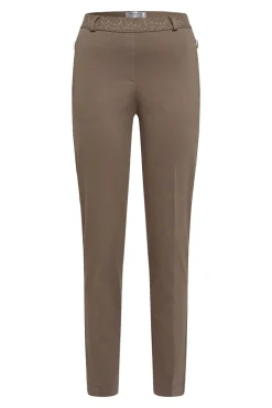 Dames broek bruin