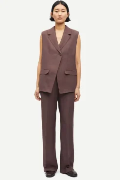 Dames broek bruin
