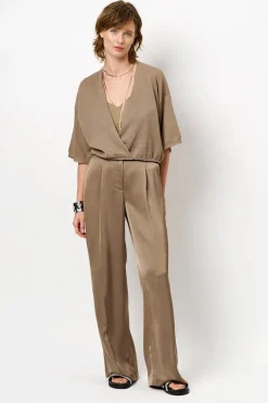 Dames broek bruin